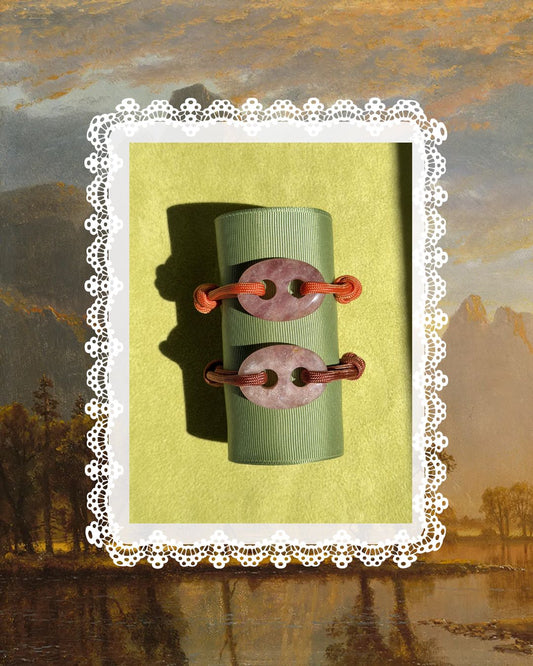 Paracord Bracelet with Stone Mariner Link